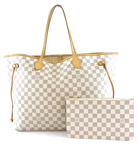 louis vuitton bag grey and white|louis vuitton white bag inside.